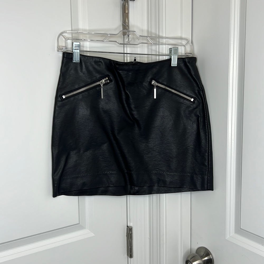 Faux Leather skirt